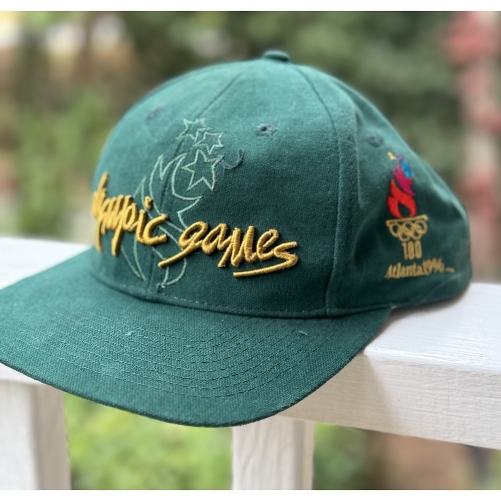 Vintage 1996 Centennial Olympics Atlanta Snapback Cap Hat The Game USA Retro